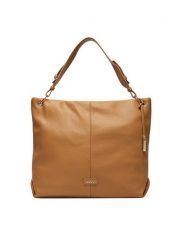 Lasocki Torebka C-LSK-L-007-08 Beżowy. Brązowe shopper Lasocki, bez wzorów, z materiału, bez dodatków. Za 199.99 zł.