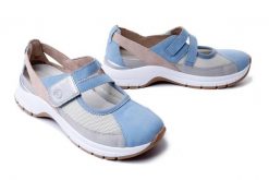 RIEKER REMONTE D0G08-10 blue combination, sandały damskie. Niebieskie sandały Rieker Remonte, bez wzorów, bez obcasa, bez zapięcia. Za 359.90 zł.