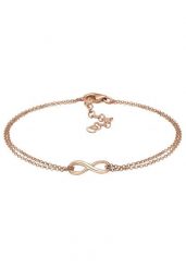 Elli Damski symbol nieskończoności w srebrze próby 925 Sterling Silver Bransoletki 1 ct. Szare bransoletki Elli, srebrne. Za 158.99 zł.
