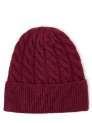 Marie Lund Czapka Kobiety Sztuczne włókno lila|czerwony, ONE SIZE. Czerwone czapki Marie Lund, bez wzorów, z włókna. Za 149.95 zł.