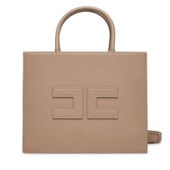 Torebka Elisabetta Franchi. Brązowe torebki klasyczne Elisabetta Franchi, bez wzorów, bez dodatków. Za 1,449.00 zł.