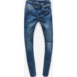 G-Star Dżinsy - Super Skinny fit - w kolorze niebieskim rozmiar: W25/L30. Niebieskie jeansy G-Star, l, z aplikacjami. Za 160.95 zł.