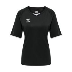 Koszulka damska Hummel hmlhmlCORE volley. Czarne bluzki Hummel, s, bez wzorów, sportowe, bez kołnierzyka, bez ramiączek. Za 134.50 zł.