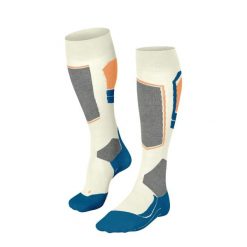 Podkolanówki damskie Falke SK4 Advanced. Białe skarpety Falke, bez wzorów. Za 222.00 zł.