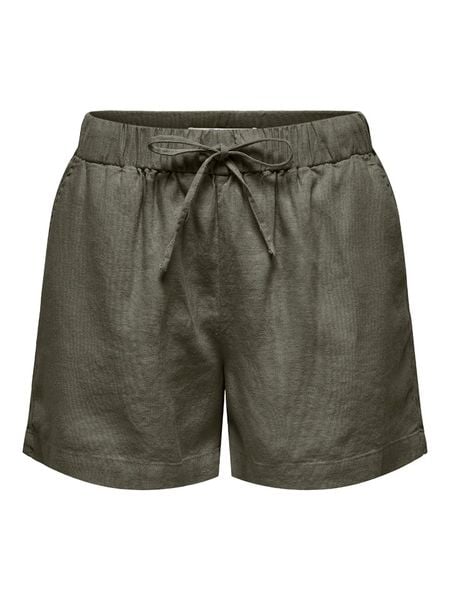 ONLY Szorty w kolorze khaki rozmiar: L. Brązowe szorty Only, bez wzorów. Za 94.95 zł.