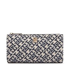 Portfel Tommy Hilfiger. Niebieskie portfele TOMMY HILFIGER, bez wzorów. Za 289.99 zł.