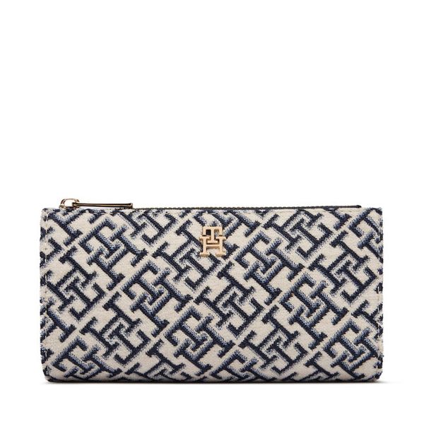 Portfel Tommy Hilfiger. Niebieskie portfele TOMMY HILFIGER, bez wzorów. Za 289.99 zł.