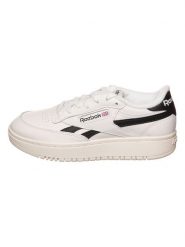 Reebok Skórzane sneakersy "Club C Double Reveng" w kolorze biało-czarnym rozmiar: 38,5. Białe trampki Reebok, bez wzorów, z materiału, bez zapięcia. Za 215.21 zł.