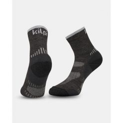 Uniseksowe skarpetki outdoorowe Kilpi MIRIN-U. Czarne skarpety Kilpi, bez wzorów. Za 101.89 zł.