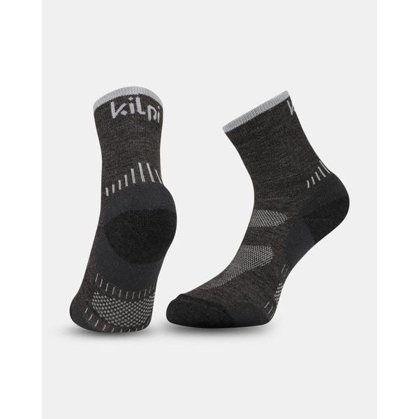 Uniseksowe skarpetki outdoorowe Kilpi MIRIN-U. Czarne skarpety Kilpi, bez wzorów. Za 101.89 zł.