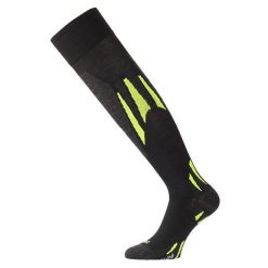 Skarpety narciarskie uniseks Lasting SWW 981 Merino 80%. Czarne skarpety LASTING, bez wzorów, z wełny. W wyprzedaży za 129.90 zł.