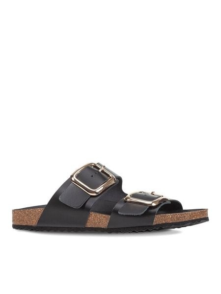 Geox Klapki D Brionia R D45Y3B 000T5 C9999 Czarny. Czarne klapki Geox, bez wzorów, ze skóry, bez obcasa. Za 259.99 zł.