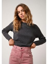 AUTHENTIC CASHMERE Kaszmirowy sweter "Daria" w kolorze antracytowym rozmiar: L. Czarne swetry AUTHENTIC CASHMERE, l, bez wzorów, z kaszmiru, bez ramiączek. Za 340.99 zł.