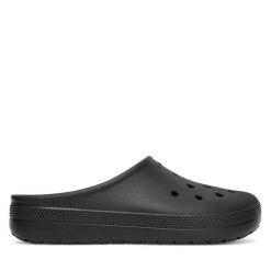 Klapki Crocs. Czarne klapki Crocs, bez wzorów, bez obcasa. Za 229.99 zł.