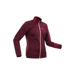 Bluza narciarska XC S 500 damska. Fioletowe bluzy INOVIK, s, bez wzorów, z elastanu, bez kaptura. Za 219.99 zł.