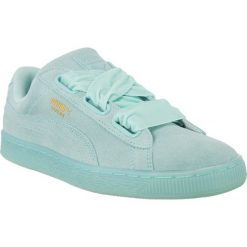 Puma niebieskie Suede Heart Reset W 901. Niebieskie trampki Puma, bez wzorów, bez zapięcia. W wyprzedaży za 299.00 zł.