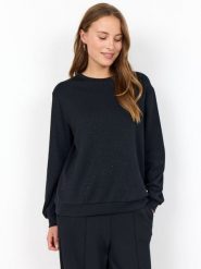 Soyaconcept® Bluza - SC-Banu Kobiety Sztuczne włókno czarny, L. Czarne bluzy l, z aplikacjami, z włókna, bez kaptura. Za 169.95 zł.