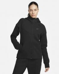 Bluza z Kapturem I Suwakiem Na Całej Długości Tech Fleece Windrunner Rozmiar XS…. Czarne bluzy Nike, xs, bez wzorów, z polaru, z kapturem. Za 570.60 zł.