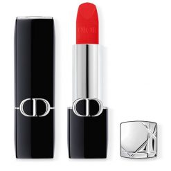 DIOR Rouge Dior - Długotrwała pomadka do ust - 2 wykończenia Szminki 3,5 g 888 - Strong Red. Pomadki Dior. Za 176.25 zł.