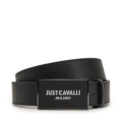 Pasek Just Cavalli. Czarne paski Just Cavalli, bez wzorów. Za 199.99 zł.
