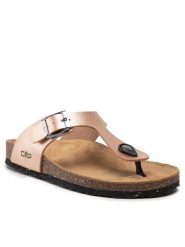 CMP Japonki Eco Mymosa Wmn Flip FLop 3Q91036 Różowy. Czerwone klapki CMP, bez wzorów, ze skóry, bez obcasa. Za 189.99 zł.