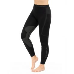 Legginsy termoaktywne Damskie Brubeck DRY. Czarne bielizna sportowa Brubeck, s, bez wzorów, z elastanu. Za 129.99 zł.