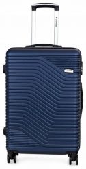 Walizka podróżna na kółkach Sapphire ST-140 DUO - duża ABS. Niebieskie walizki Sapphire, bez wzorów, duże. Za 154.80 zł.