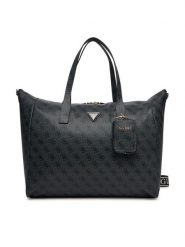 Guess Torba weekendowa Latona Travel TWLB92 11017 Czarny. Czarne torby podróżne Guess, z aplikacjami, ze skóry, bez dodatków. Za 799.99 zł.