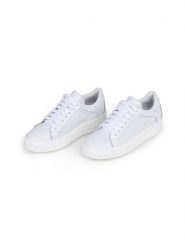Anna Morellini Skórzane sneakersy "Antilina" w kolorze białym rozmiar: 41. Białe trampki Anna Morellini, bez wzorów, bez zapięcia. Za 320.63 zł.