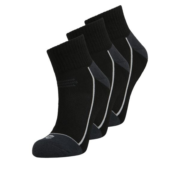 Skarpetki Endurance Avery Quarter 3-pack. Czarne skarpety ENDURANCE, bez wzorów. Za 29.99 zł.