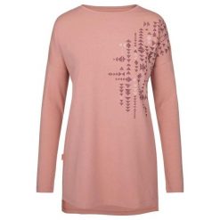 Damska koszulka Loap Abvera w kolorze różowym. Czerwone bluzki LOOP, bez wzorów, z bawełny, sportowe, bez kołnierzyka, bez ramiączek. Za 91.00 zł.