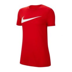 Koszulka Damska Park 20 DriFIT. Czerwone bluzki Nike, s, bez wzorów, sportowe, bez kołnierzyka, bez ramiączek. Za 170.99 zł.