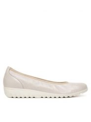 Caprice Baleriny 9-22161-44 Beżowy. Brązowe baleriny Caprice, bez wzorów, ze skóry, bez obcasa. Za 275.99 zł.