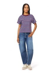 Scotch & Soda Koszulka w kolorze bordowo-błękitnym rozmiar: XL. Czerwone bluzki Scotch & Soda, xl, bez wzorów, z bawełny, bez kołnierzyka, bez ramiączek. Za 99.95 zł.
