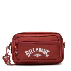 Torebka Billabong. Czerwone listonoszki Billabong, bez wzorów, bez dodatków. Za 119.99 zł.