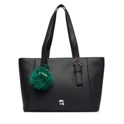 Torebka KARL LAGERFELD. Czarne shopper KARL LAGERFELD, bez wzorów, bez dodatków. Za 999.99 zł.