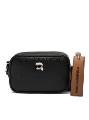 KARL LAGERFELD Torebka A4W30248 Czarny. Czarne listonoszki KARL LAGERFELD, bez wzorów, ze skóry, bez dodatków. Za 519.99 zł.