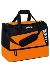 Torba sportowa z dolną przegrodą Erima Six Wings. Brązowe torby na ramię Erima, bez wzorów, z poliesteru, sportowe, na ramię, z nadrukiem, bez dodatków. Za 119.99 zł.