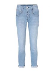 Herrlicher Dżinsy - Slim fit - w kolorze błękitnym rozmiar: W32. Niebieskie jeansy Herrlicher, bez wzorów, z podwyższonym stanem. Za 162.87 zł.