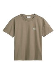 Marc O´Polo Koszulka w kolorze khaki rozmiar: S. Brązowe bluzki s, bez wzorów, z bawełny, bez kołnierzyka, bez ramiączek. Za 88.02 zł.