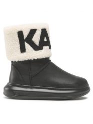 KARL LAGERFELD Śniegowce KL44550 Czarny. Czarne trapery i śniegowce KARL LAGERFELD, ze skóry. Za 959.99 zł.
