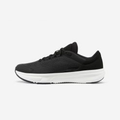 Buty sportowe damskie Essential Icon. Białe obuwie sportowe DECATHLON, z kauczuku, bez zapięcia, do biegania. Za 119.99 zł.