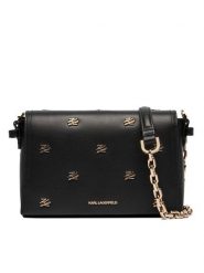 KARL LAGERFELD Torebka A4W30110 Czarny. Czarne torebki klasyczne KARL LAGERFELD, bez wzorów, ze skóry, bez dodatków. Za 1,039.00 zł.