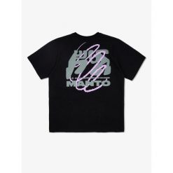 Koszulka sportowa MANTO Harmony oversize z krótkim rękawem. Czarne koszulki sportowe MANTO, bez wzorów, bez ramiączek. Za 84.99 zł.