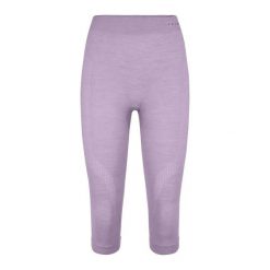 Damskie legginsy 3/4 Falke Wool-Tech. Brązowe legginsy Falke, xl, bez wzorów, z elastanu. Za 379.00 zł.