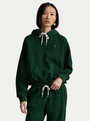 Polo Ralph Lauren Bluza 211971698005 Zielony Relaxed Fit. Zielone bluzy Polo Ralph Lauren, xxl, bez wzorów, z bawełny, bez kaptura. Za 779.99 zł.