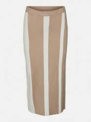 Vero Moda Spódnica ołówkowa Gold New Art 10311360 Beżowy Slim Fit. Brązowe spódnice Vero Moda, l, bez wzorów, z syntetyku, ołówkowe. Za 79.99 zł.