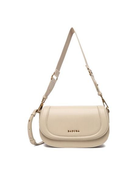 Badura Torebka C-ANNA-LA381-706 Biały. Białe torebki klasyczne Badura, bez wzorów, z materiału, bez dodatków. Za 199.99 zł.