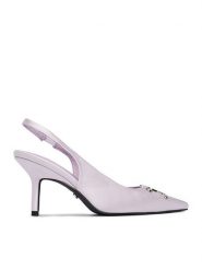 Juicy Couture Szpilki CEO-259-133-01 Fioletowy. Fioletowe szpilki Juicy Couture, bez wzorów, z materiału, bez obcasa, na szpilce, bez zapięcia. Za 229.99 zł.