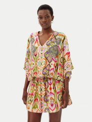 LOLA CASADEMUNT Sukienka letnia LS2516049 Kolorowy Regular Fit. Sukienki LOLA CASADEMUNT, na lato, l, bez wzorów, z wiskozy, bez kołnierzyka, bez ramiączek. Za 289.99 zł.